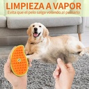 Cepillo a Vapor 3en1 Masajeador Para Mascotas