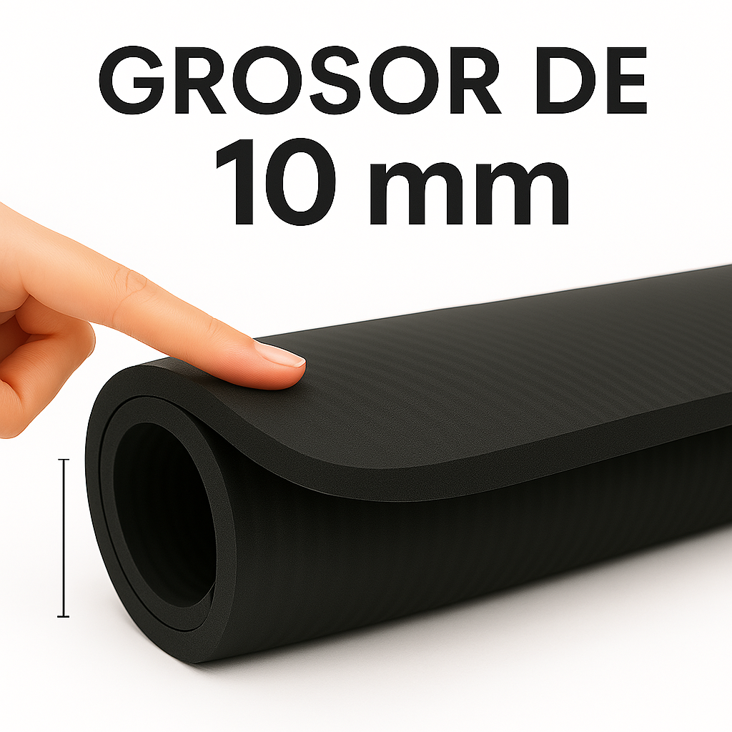 Colchoneta Para Yoga Pilates Gimnasia Fitness 10mm