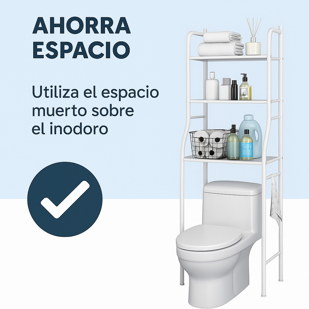 Organizador de Baño Sobre Inodoro