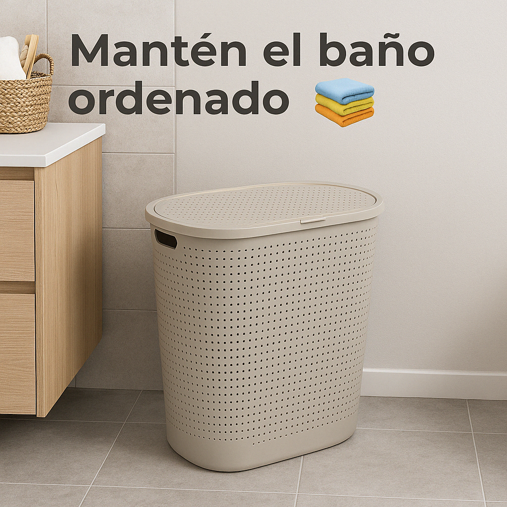 Canasto para Ropa Sucia con Tapa