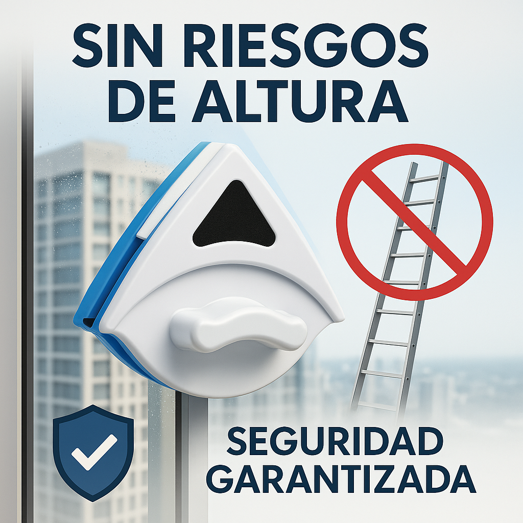 Limpia Vidrios Magnético Triangular