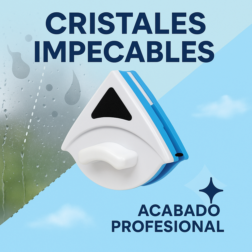 Limpia Vidrios Magnético Triangular