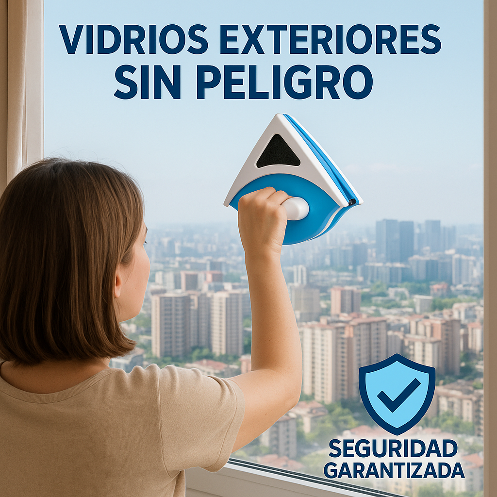 Limpia Vidrios Magnético Triangular