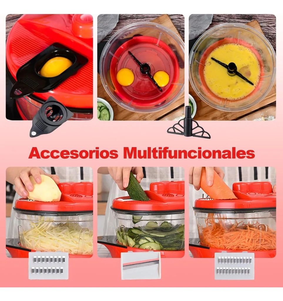 Multi Procesadora Manual Gran Capacidad
