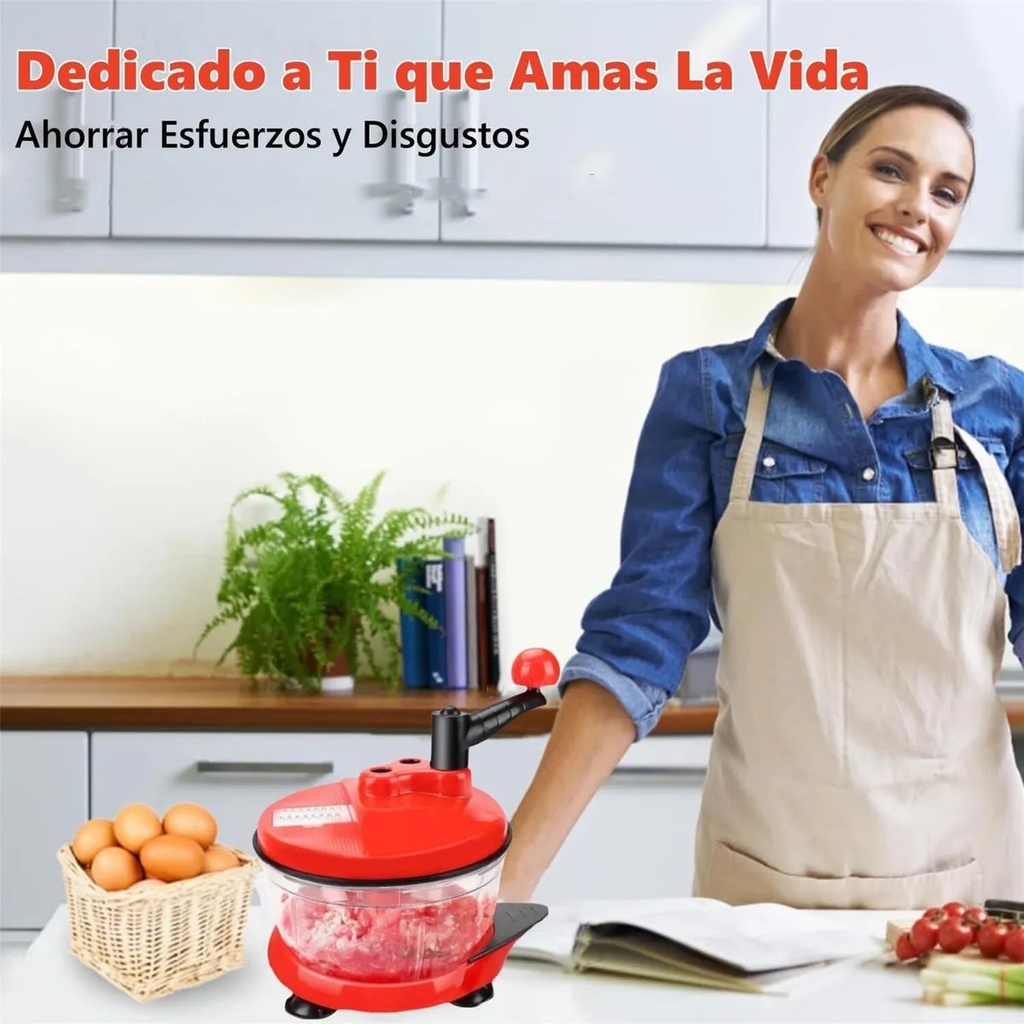 Multi Procesadora Manual Gran Capacidad