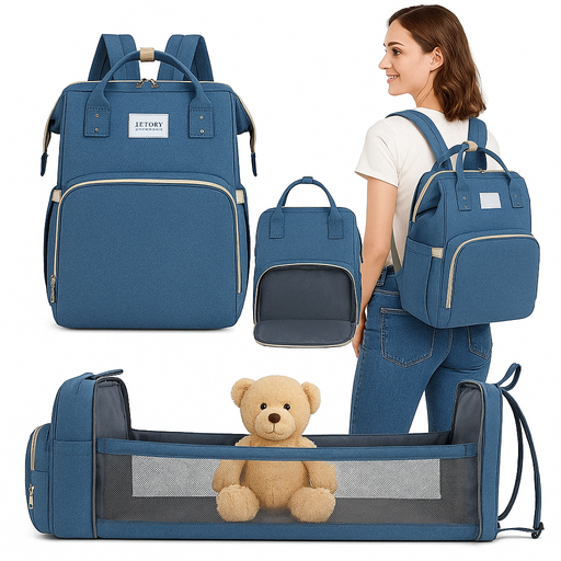 Mochila Maternal Infanti 3en1 con Cuna Portátil