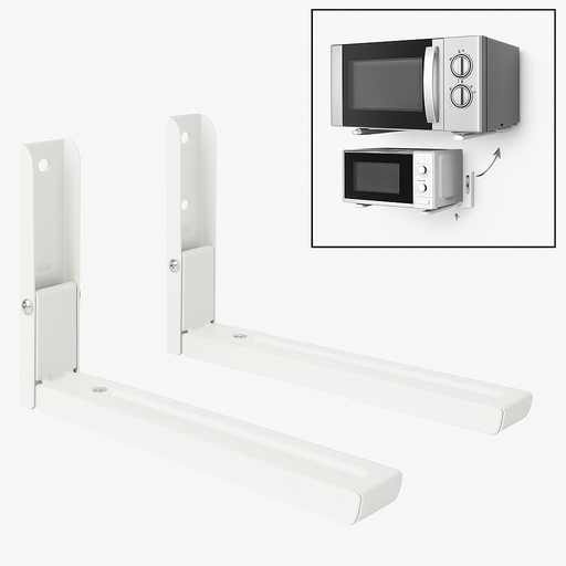 Soporte Para Microondas De Pared Soporta 40kg Los Gurises